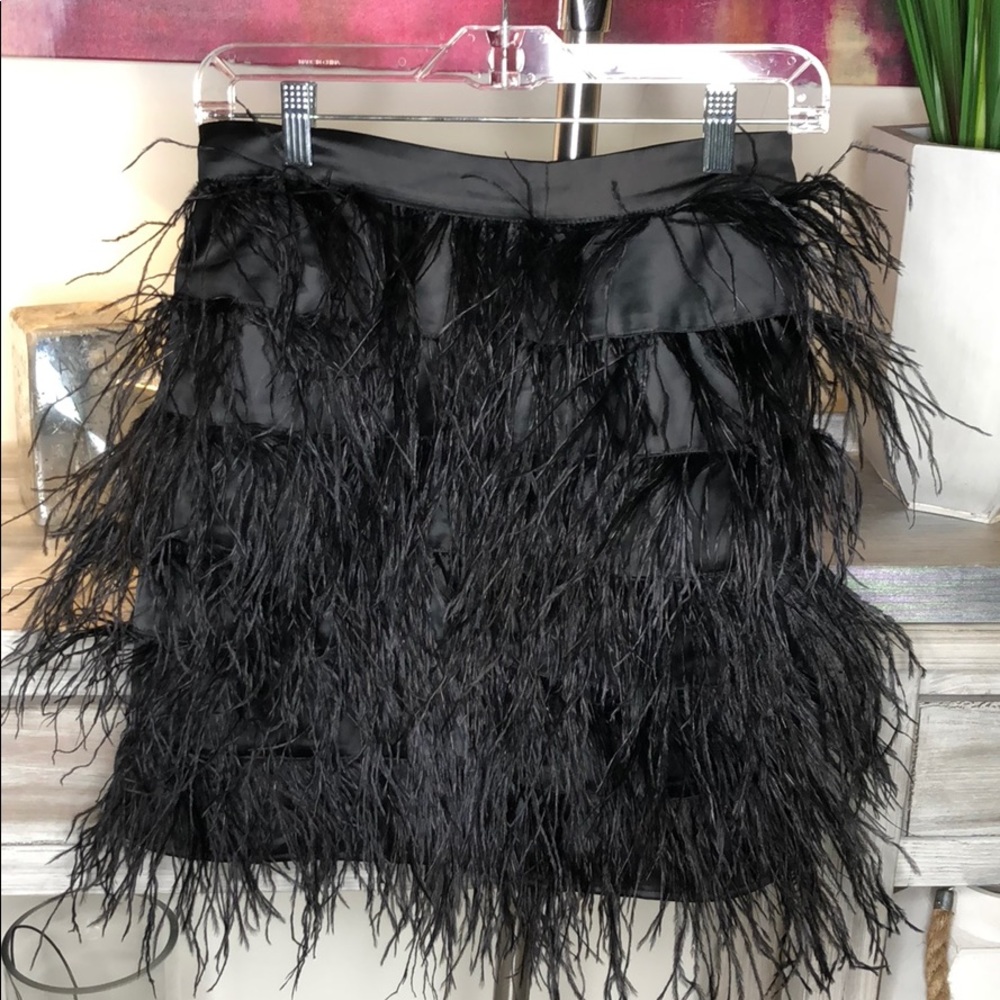 BeBe Feather Mini Skirt!